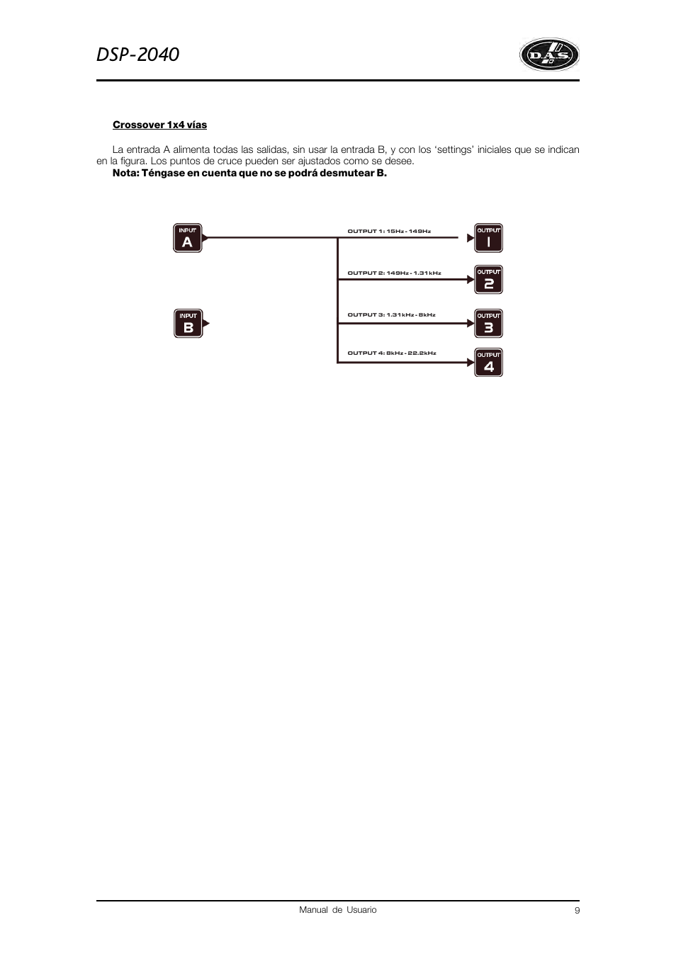 Dsp-2040 | D.A.S. Audio DSP2040 User Manual | Page 13 / 32