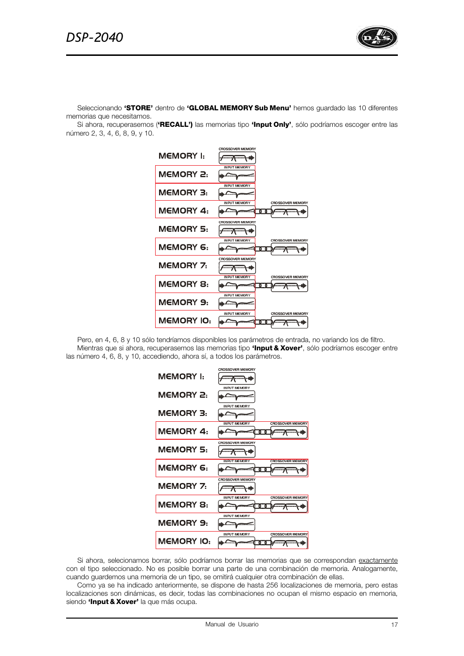 Dsp-2040 | D.A.S. Audio DSP2040 User Manual | Page 21 / 32