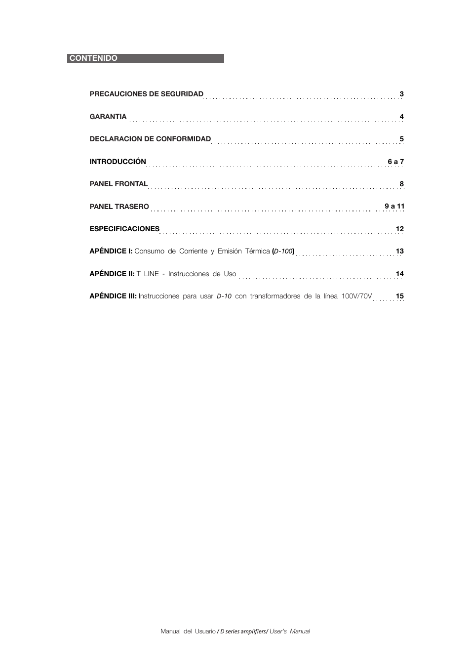 D.A.S. Audio D series User Manual | Page 2 / 16