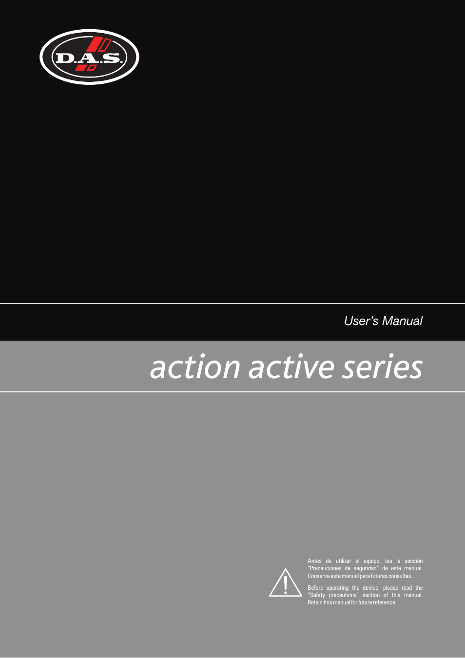 D.A.S. Audio Action Series User Manual | 26 pages