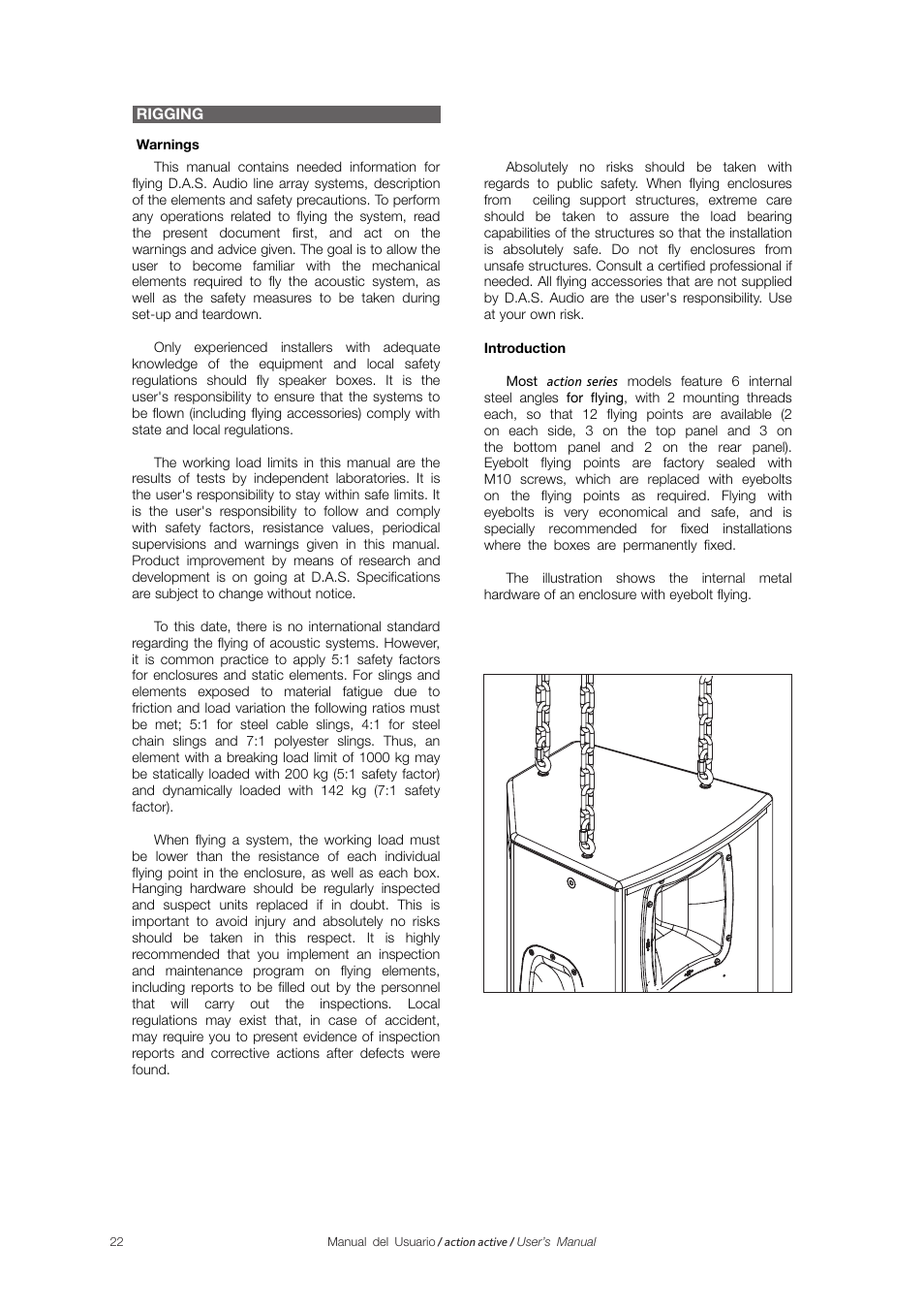 D.A.S. Audio Action Series User Manual | Page 22 / 26