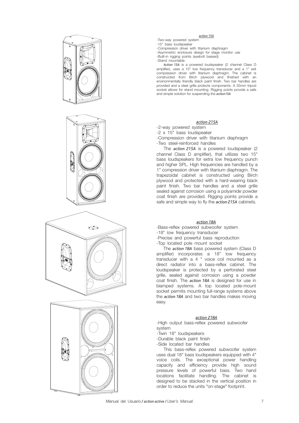 D.A.S. Audio Action Series User Manual | Page 7 / 26