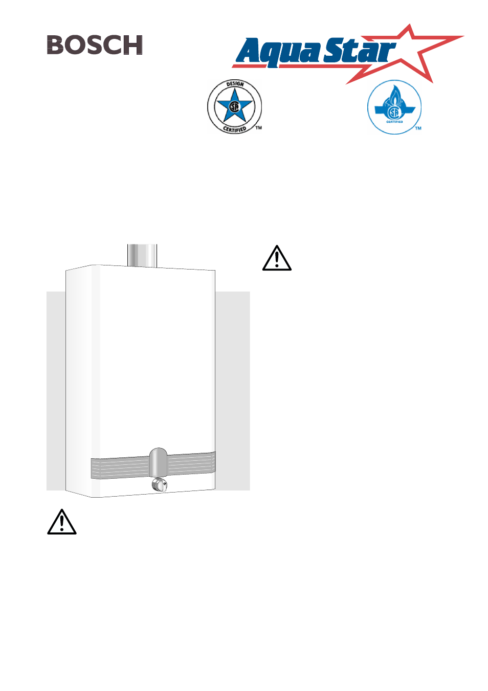 Bosch 125HX LP User Manual | 18 pages
