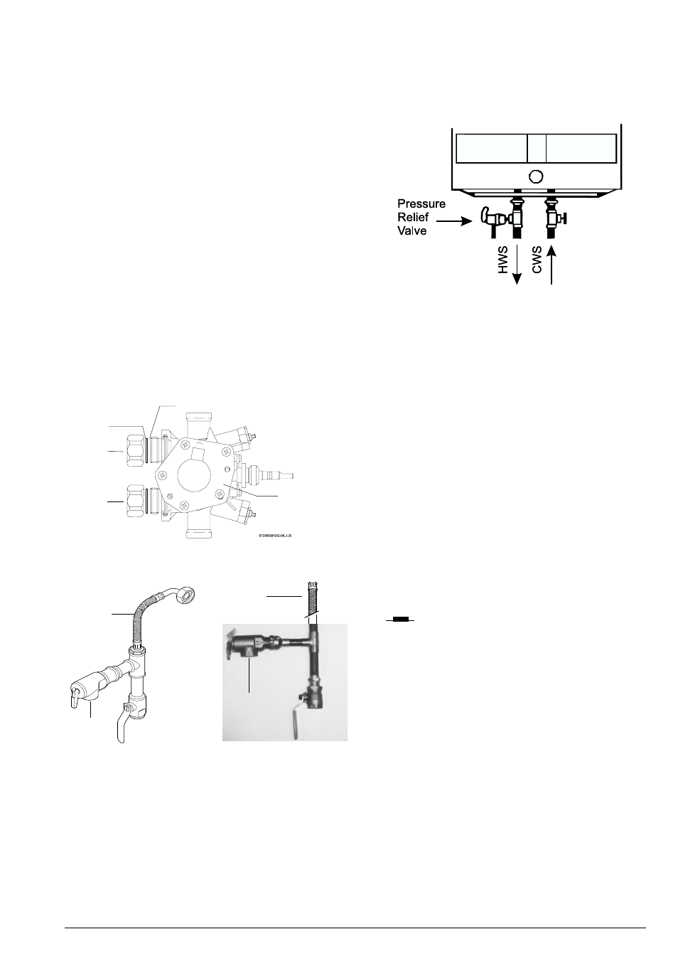 Water connections | Bosch 125HX LP User Manual | Page 9 / 18