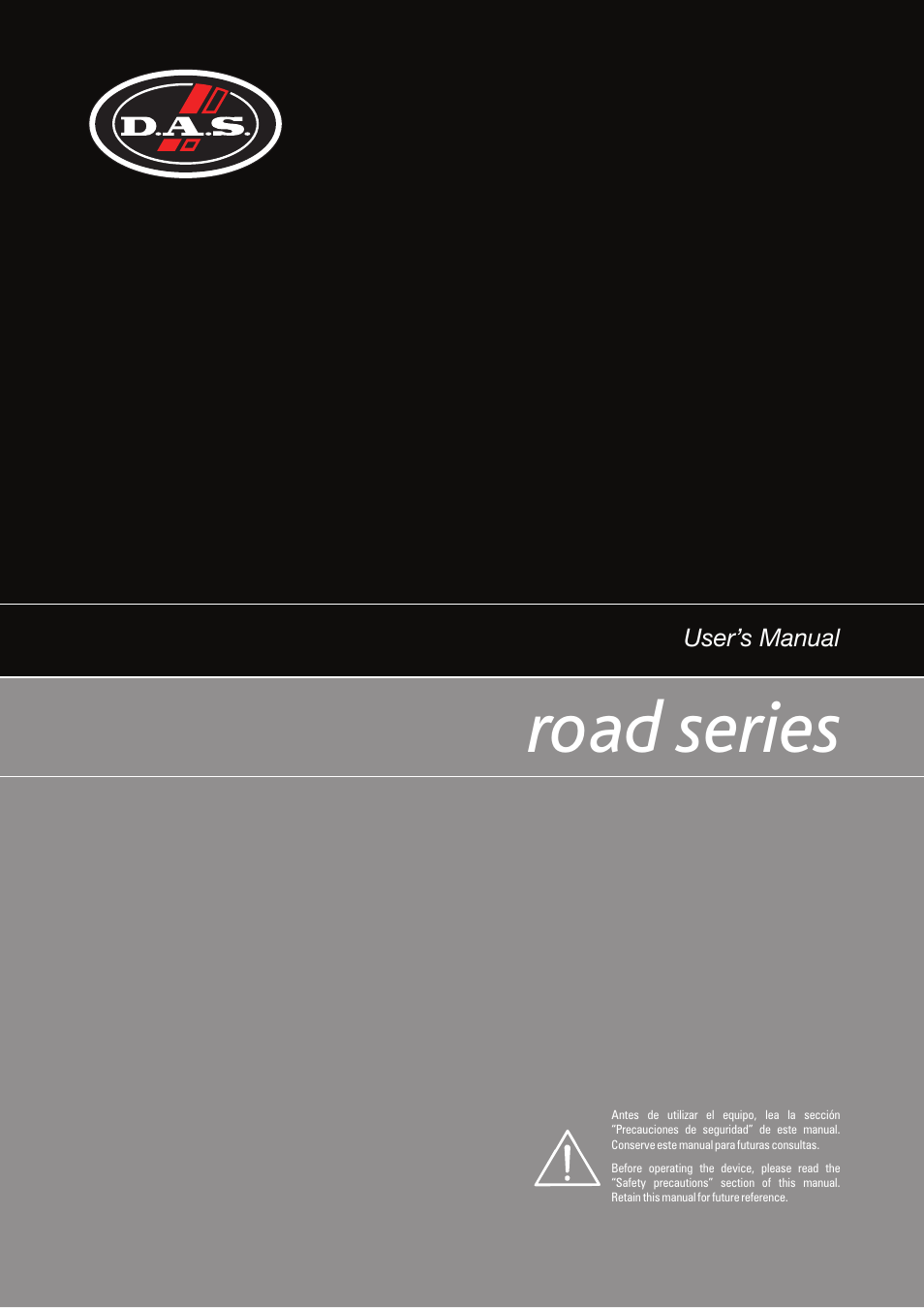 D.A.S. Audio Road Series User Manual | 14 pages