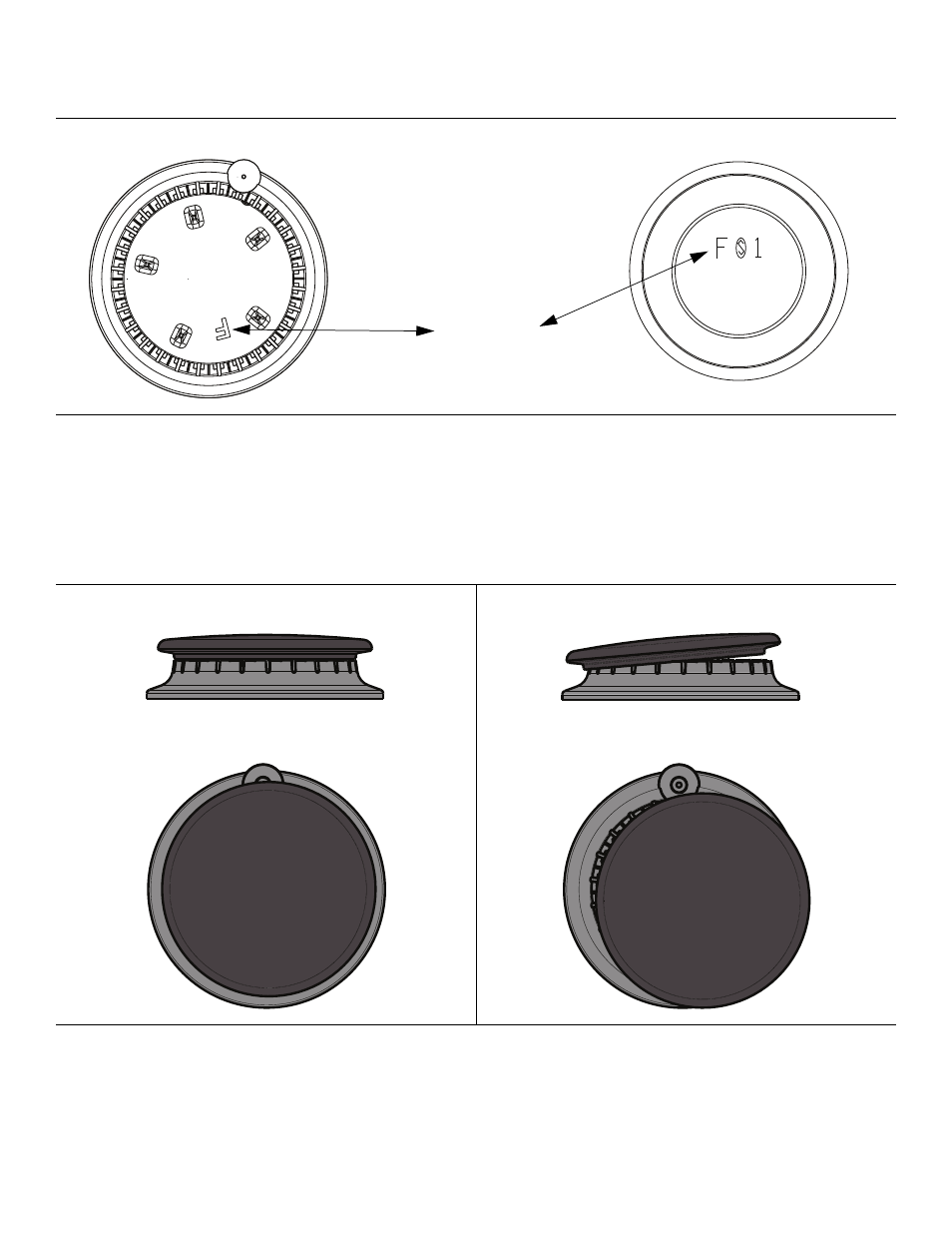 Figure 9: burners caps, Checking burner cap placement, Figure 10: burner cap placement | Bosch NGM User Manual | Page 9 / 32