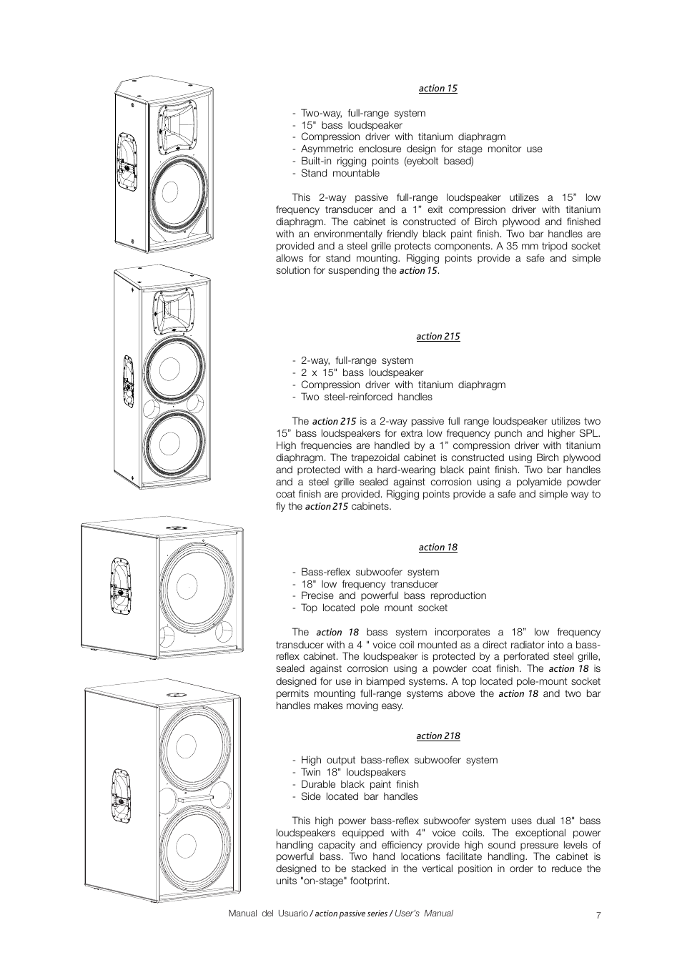 D.A.S. Audio Action Series User Manual | Page 7 / 19