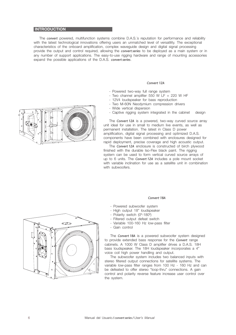 D.A.S. Audio Convert 12A User Manual | Page 6 / 23