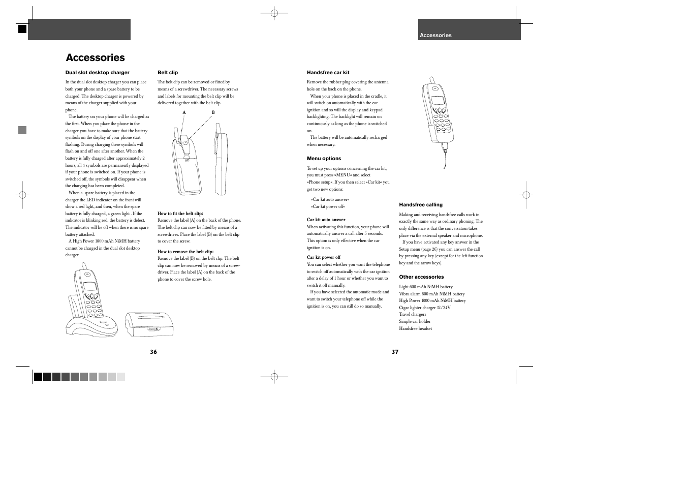 Accessories | Bosch GSM 509 User Manual | Page 20 / 22