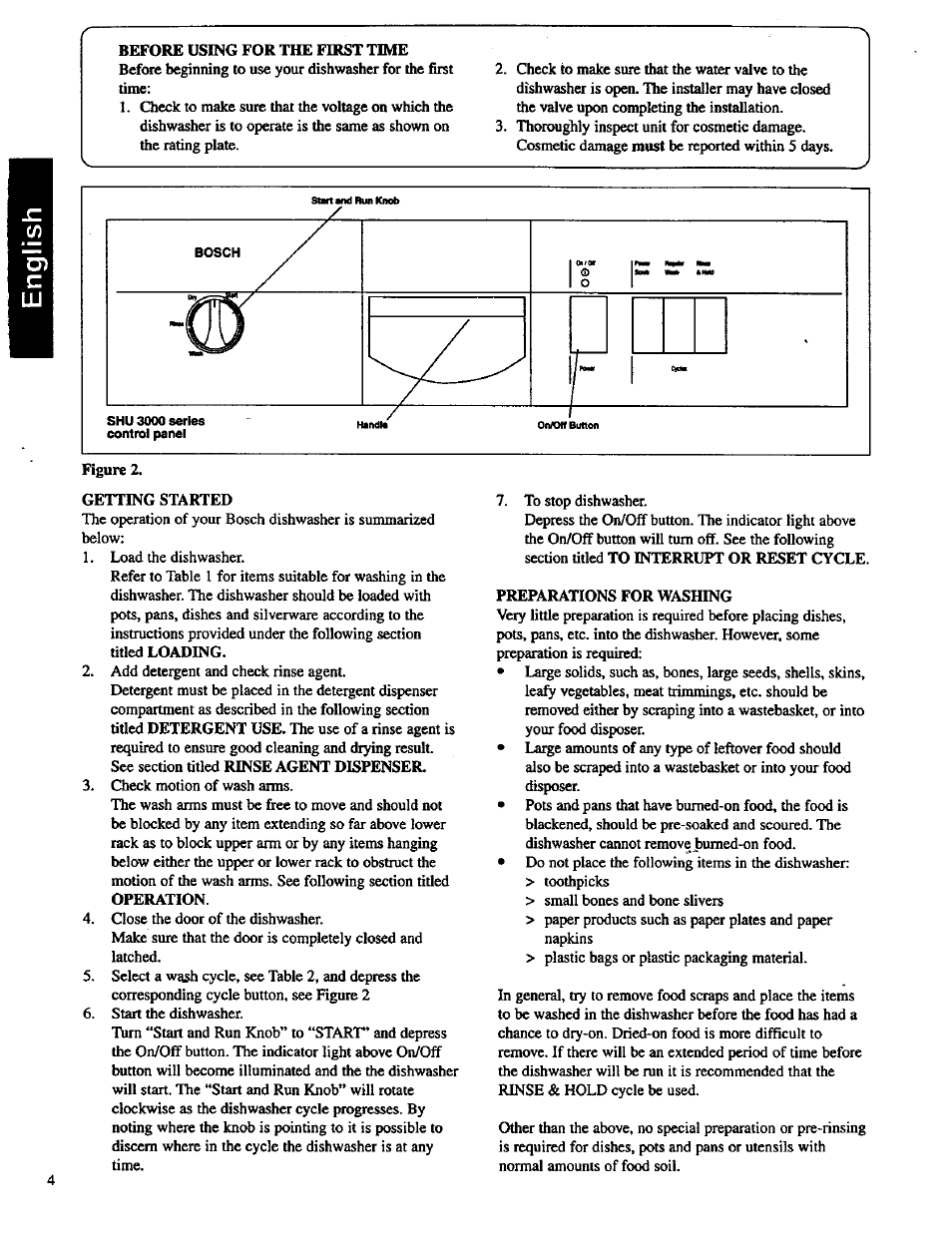 Bosch SHU 3000 User Manual | Page 5 / 18