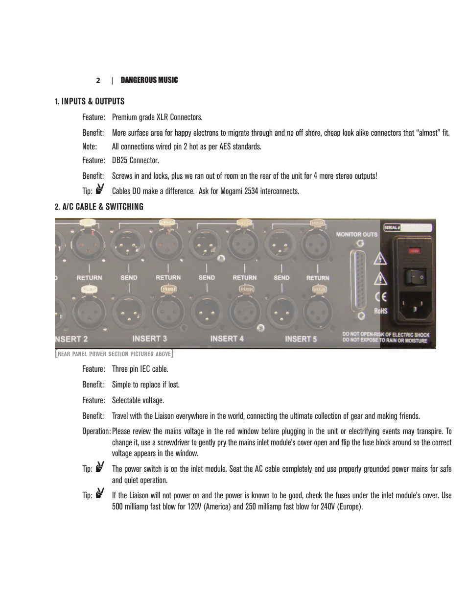 Dangerous Music Liaison User Manual | Page 7 / 24