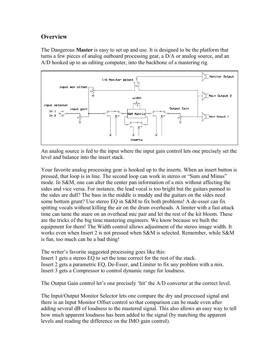 Master pg3 | Dangerous Music Master User Manual | Page 3 / 7