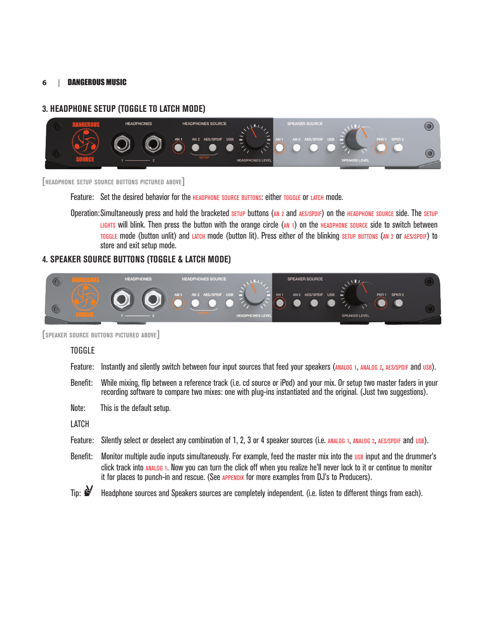 Dangerous Music Source User Manual | Page 10 / 20