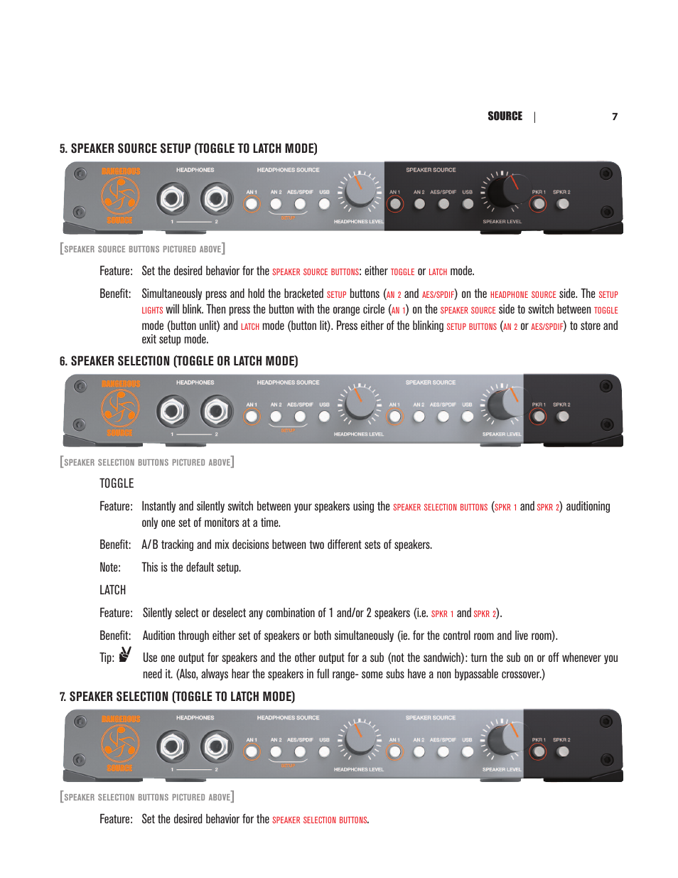 Dangerous Music Source User Manual | Page 11 / 20