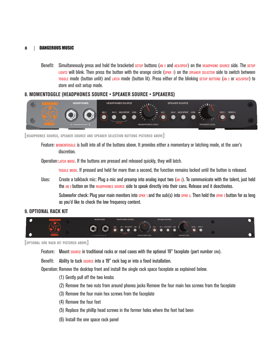 Dangerous Music Source User Manual | Page 12 / 20