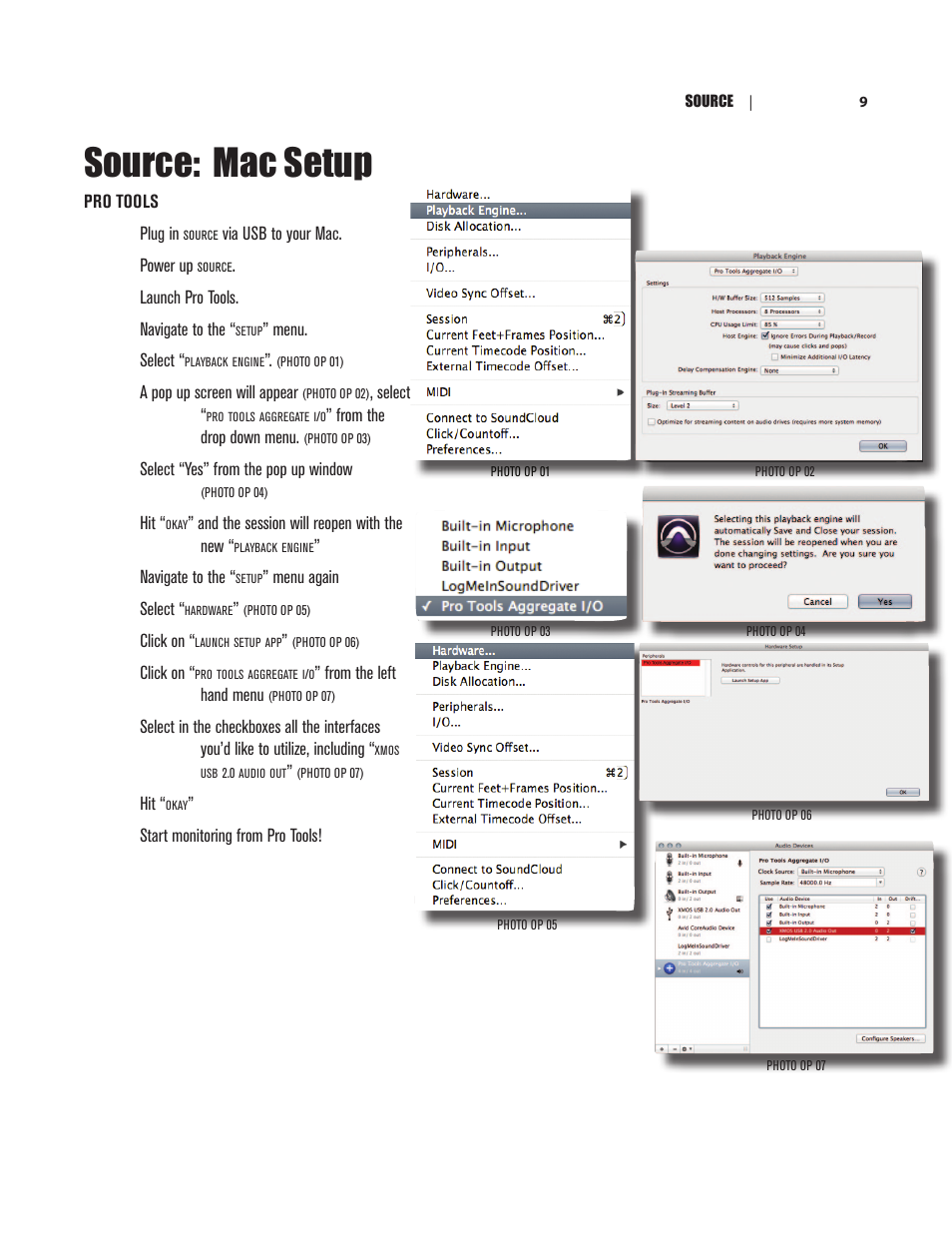 Source: mac setup | Dangerous Music Source User Manual | Page 13 / 20