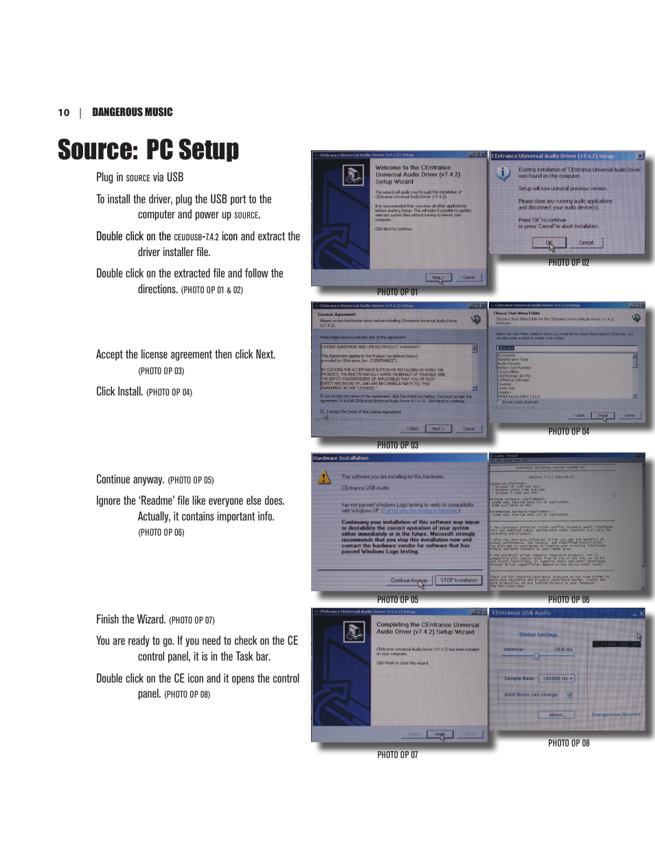 Source: pc setup | Dangerous Music Source User Manual | Page 14 / 20