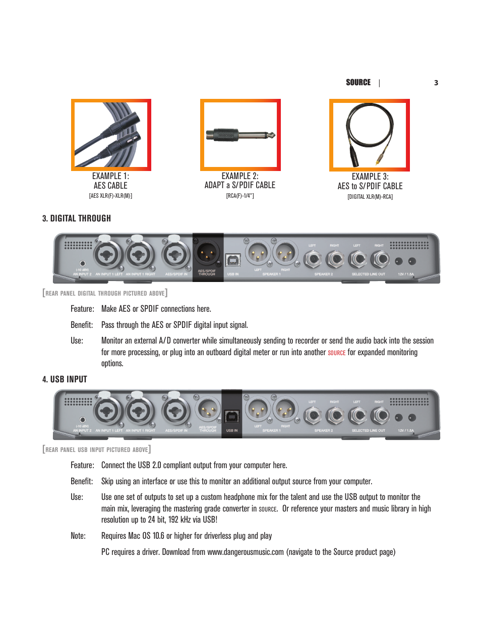 Dangerous Music Source User Manual | Page 7 / 20