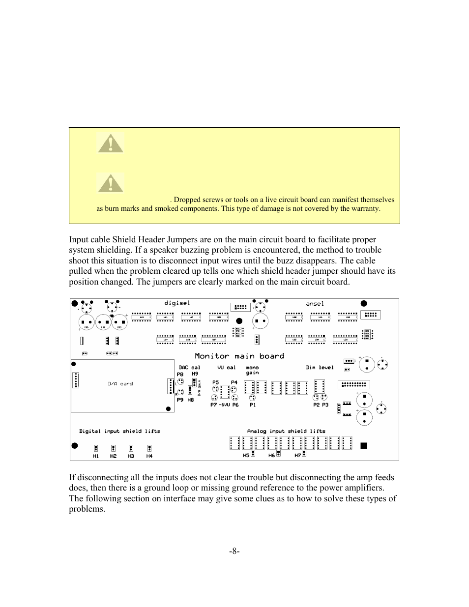 Mon newpg8.doc, Internal jumpers | Dangerous Music Monitor User Manual | Page 8 / 11