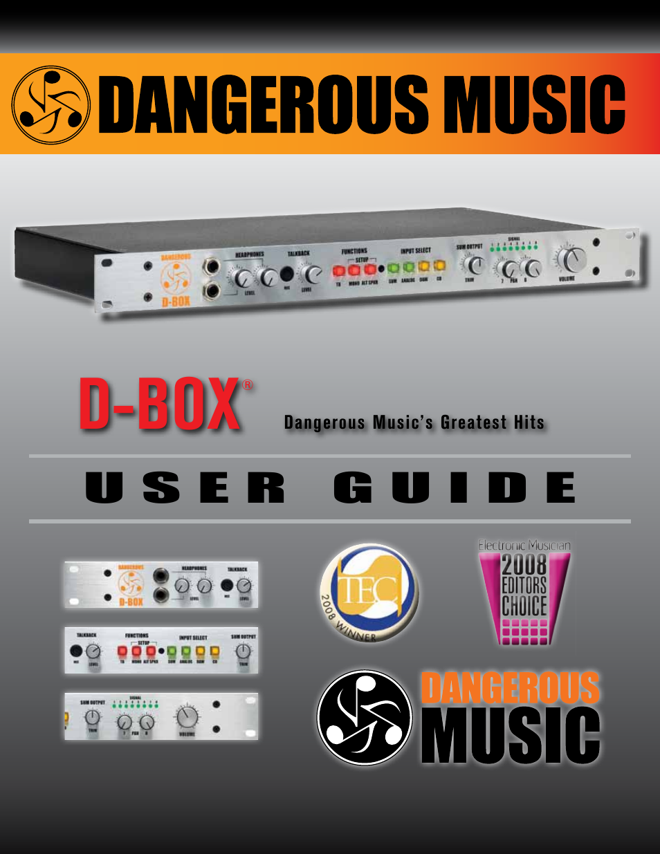 Dangerous Music D-Box User Manual | 22 pages