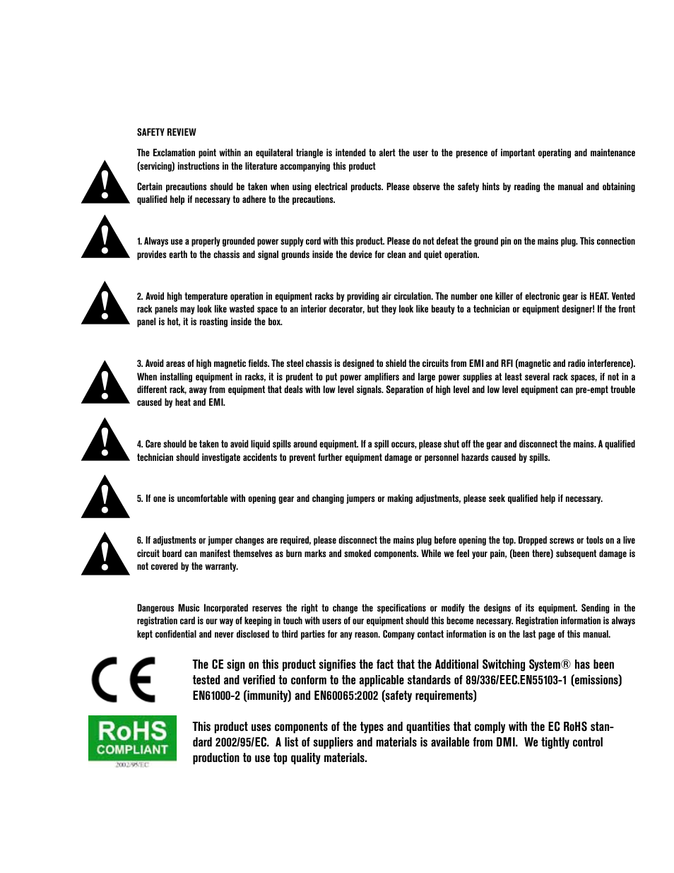 Dangerous Music D-Box User Manual | Page 2 / 22