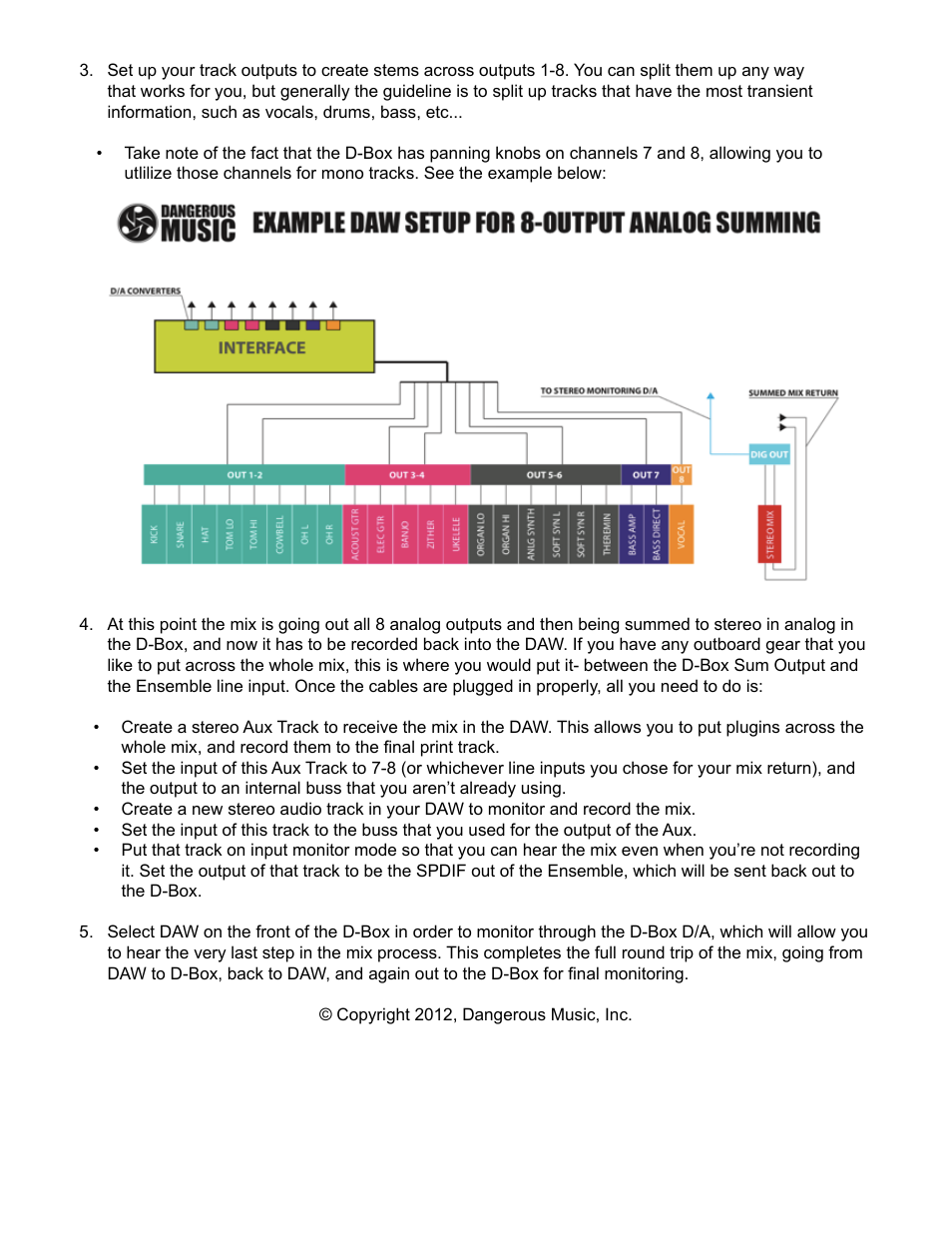 Dangerous Music D-Box with Apogee Ensemble User Manual | Page 2 / 2