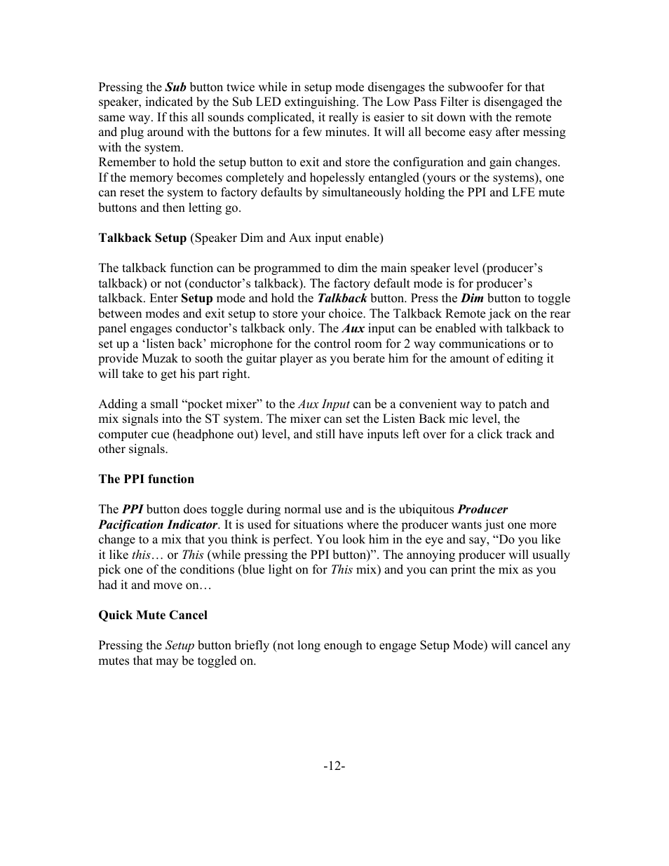 Dangerous Music SR Monitor User Manual | Page 12 / 16