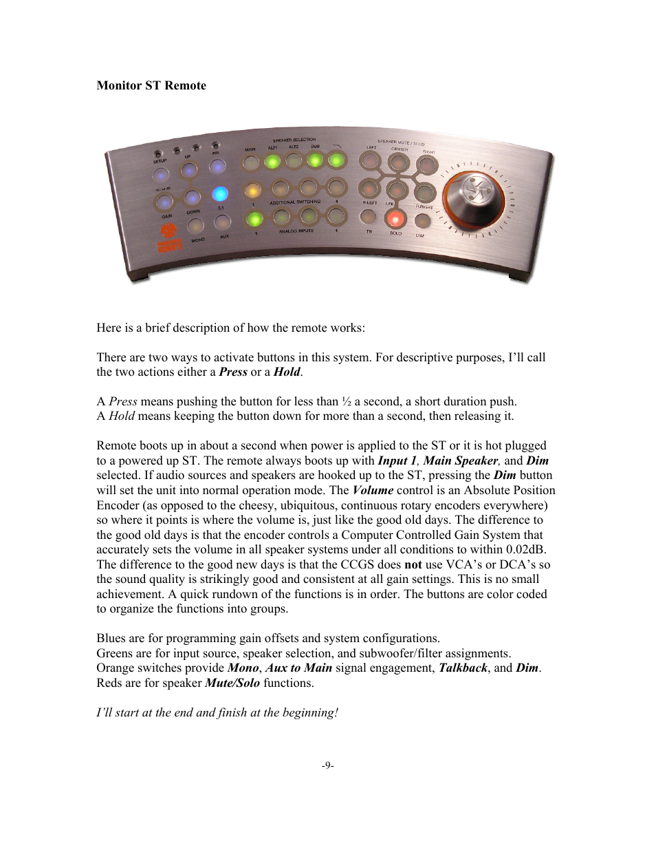 Dangerous Music SR Monitor User Manual | Page 9 / 16