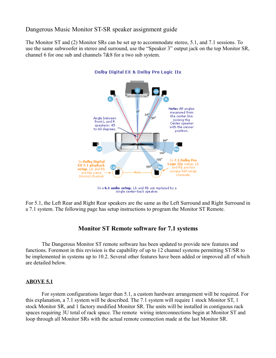 7_1 reference picture.pdf | Dangerous Music SR Monitor Setup User Manual | Page 3 / 4
