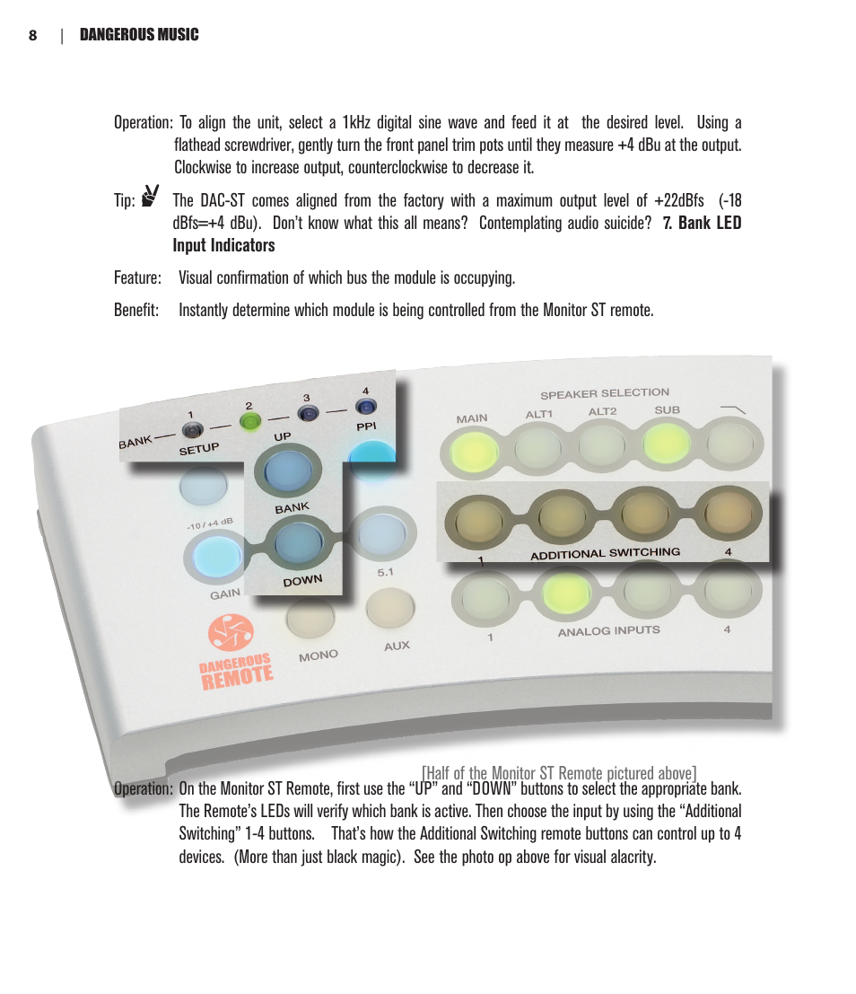 Dangerous Music Additional Switching System User Manual | Page 10 / 30