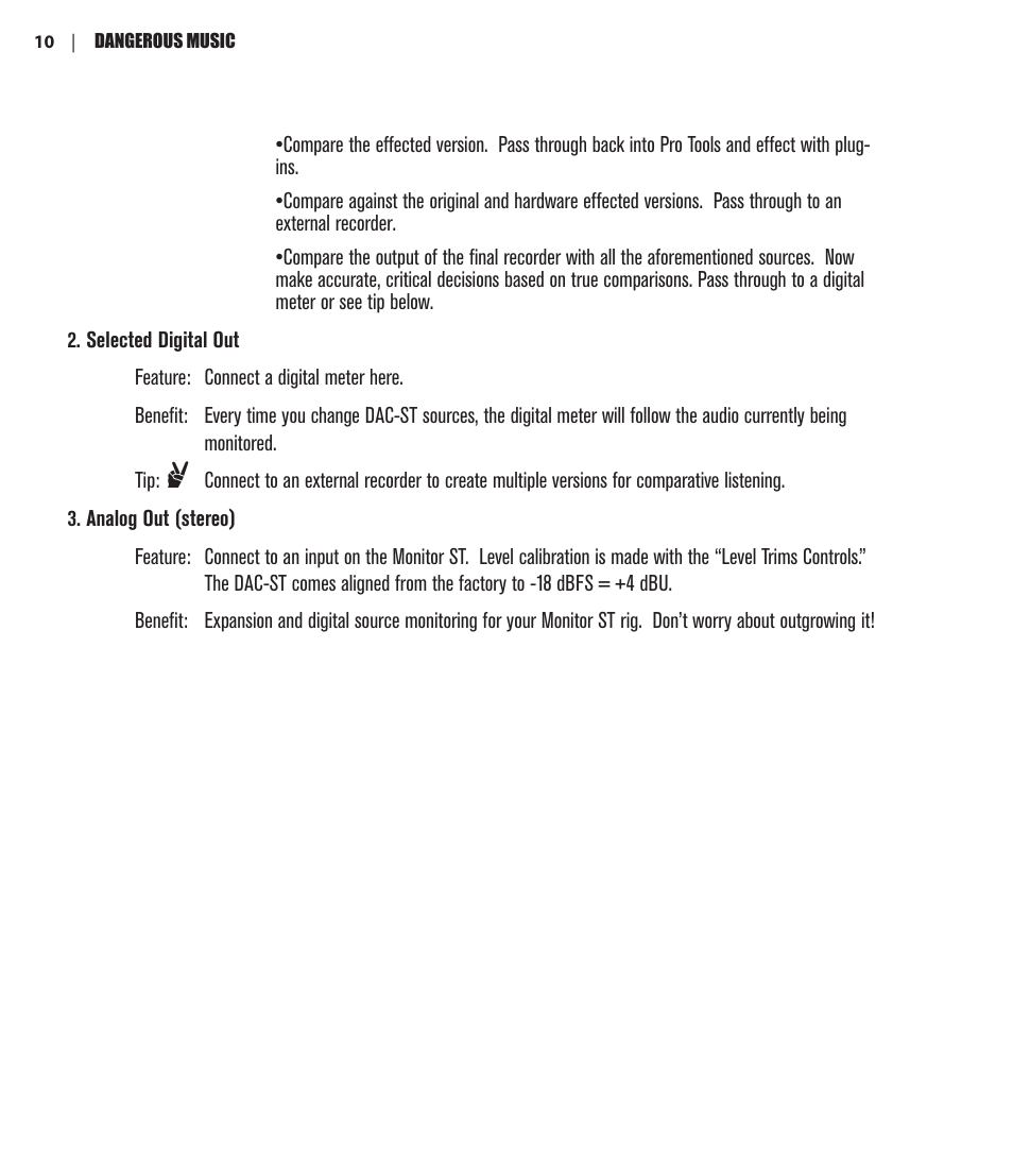 Dangerous Music Additional Switching System User Manual | Page 12 / 30