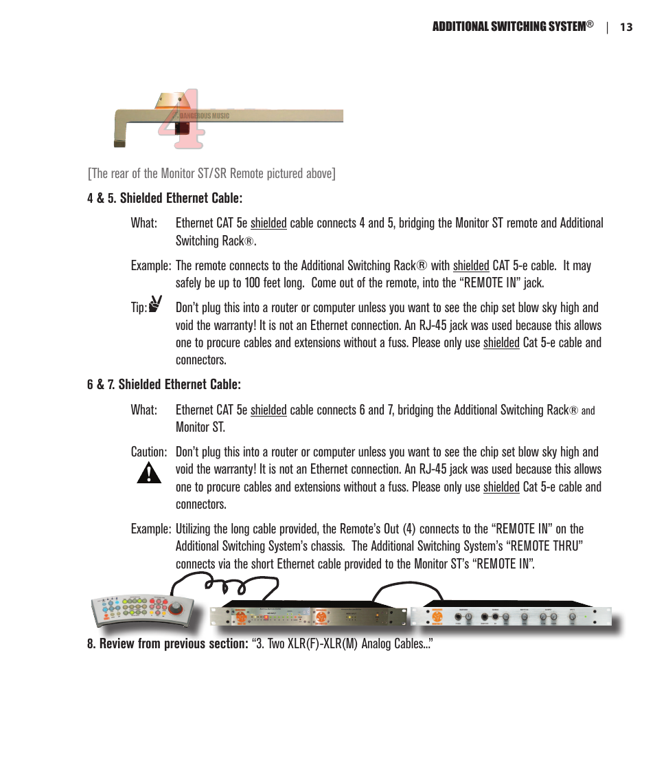 Dangerous Music Additional Switching System User Manual | Page 15 / 30