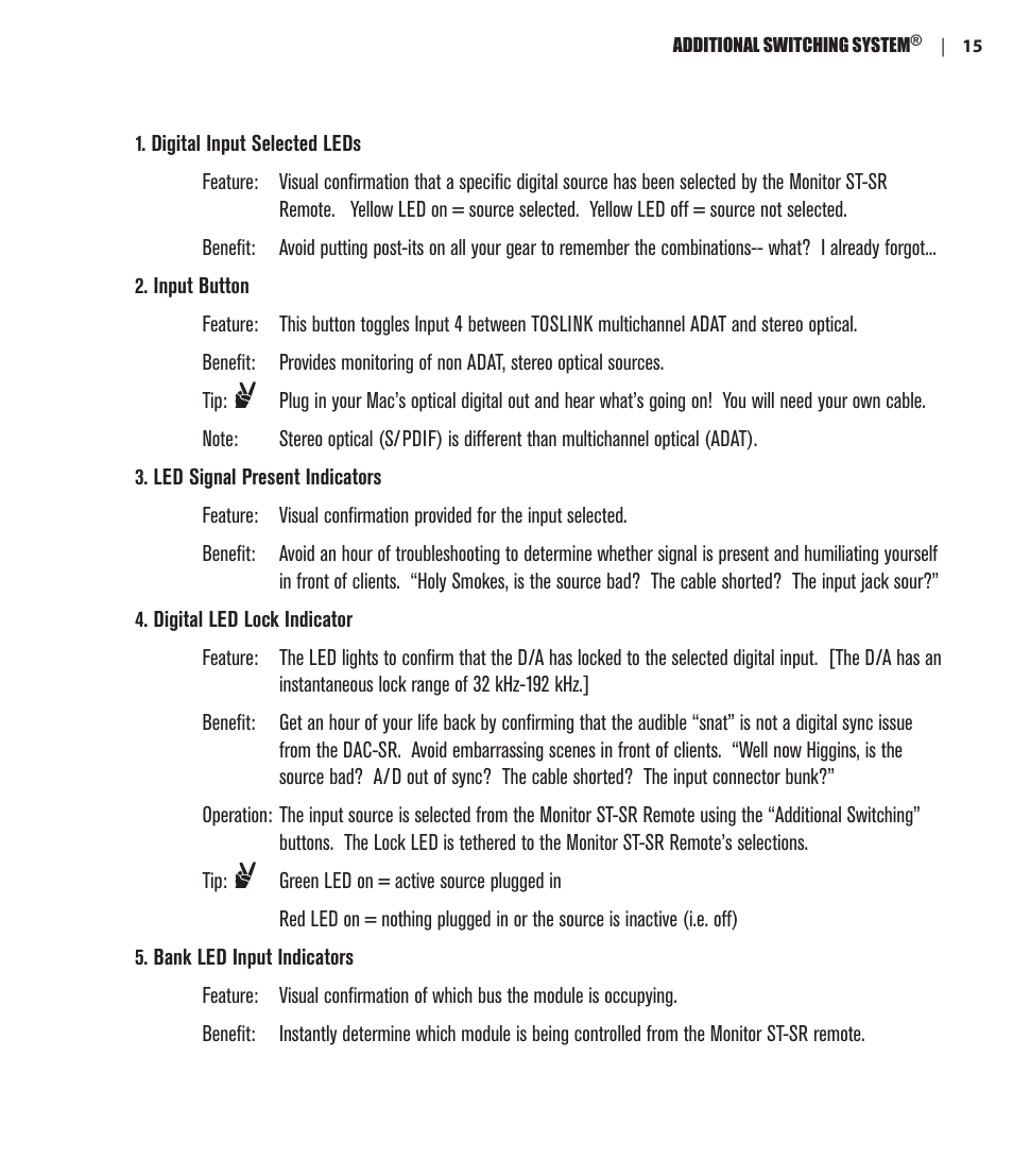 Dangerous Music Additional Switching System User Manual | Page 17 / 30