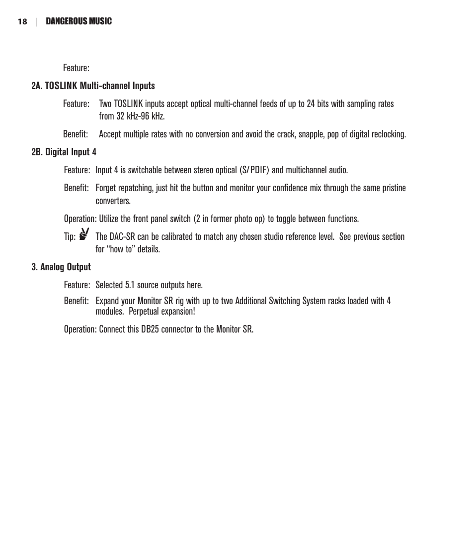Dangerous Music Additional Switching System User Manual | Page 20 / 30