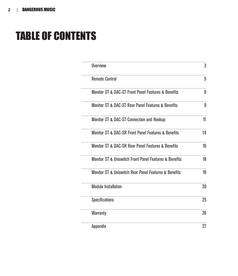 Dangerous Music Additional Switching System User Manual | Page 4 / 30