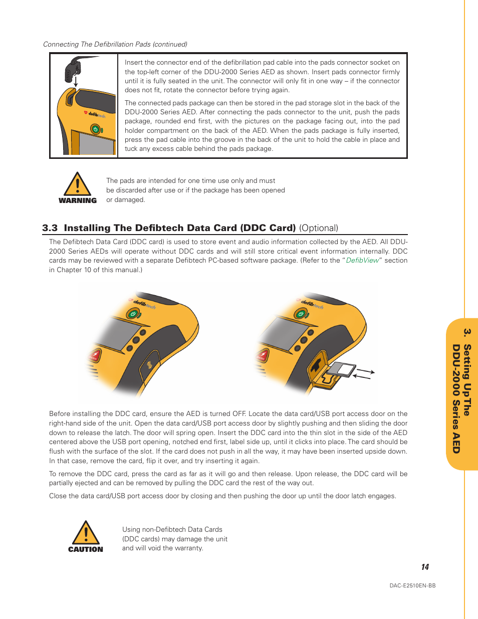 Defibtech DDU-2450 Series User Manual User Manual | Page 14 / 65