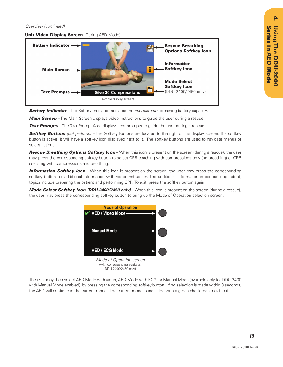 Defibtech DDU-2450 Series User Manual User Manual | Page 18 / 65