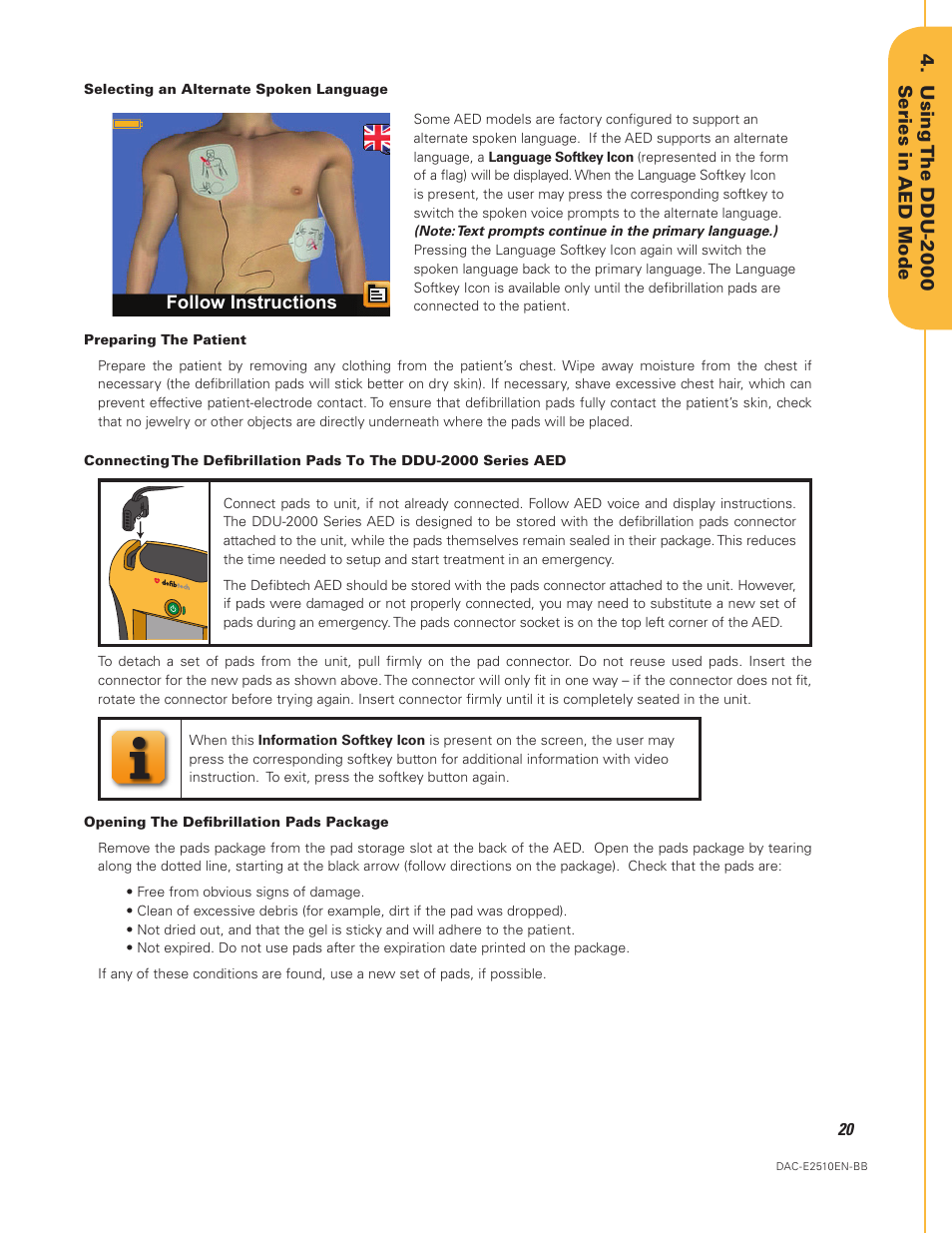 Defibtech DDU-2450 Series User Manual User Manual | Page 20 / 65