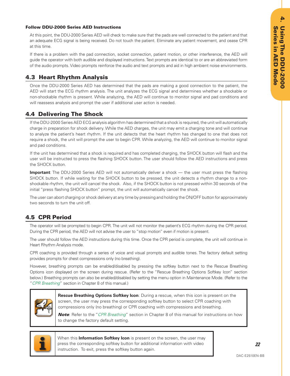 Defibtech DDU-2450 Series User Manual User Manual | Page 22 / 65