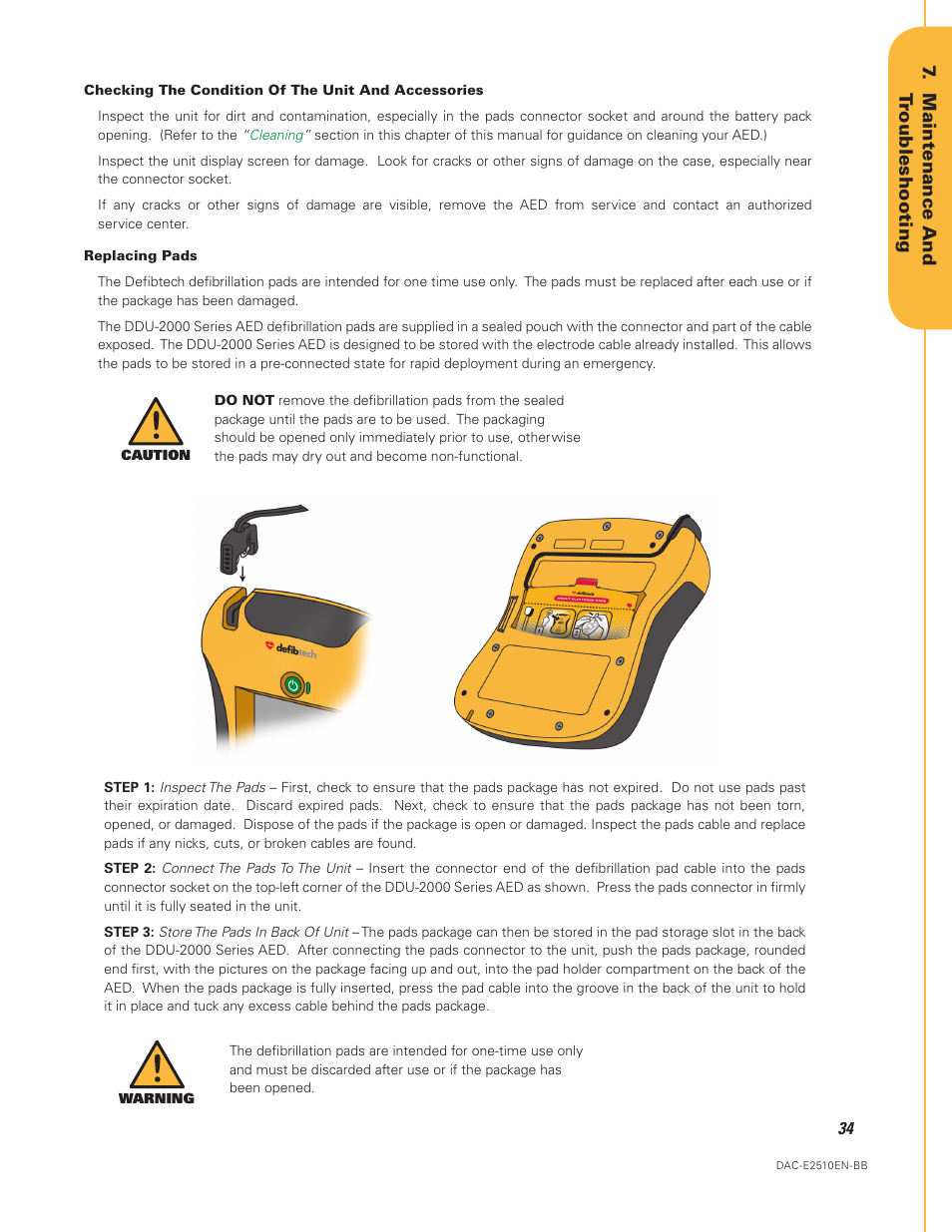 Defibtech DDU-2450 Series User Manual User Manual | Page 34 / 65