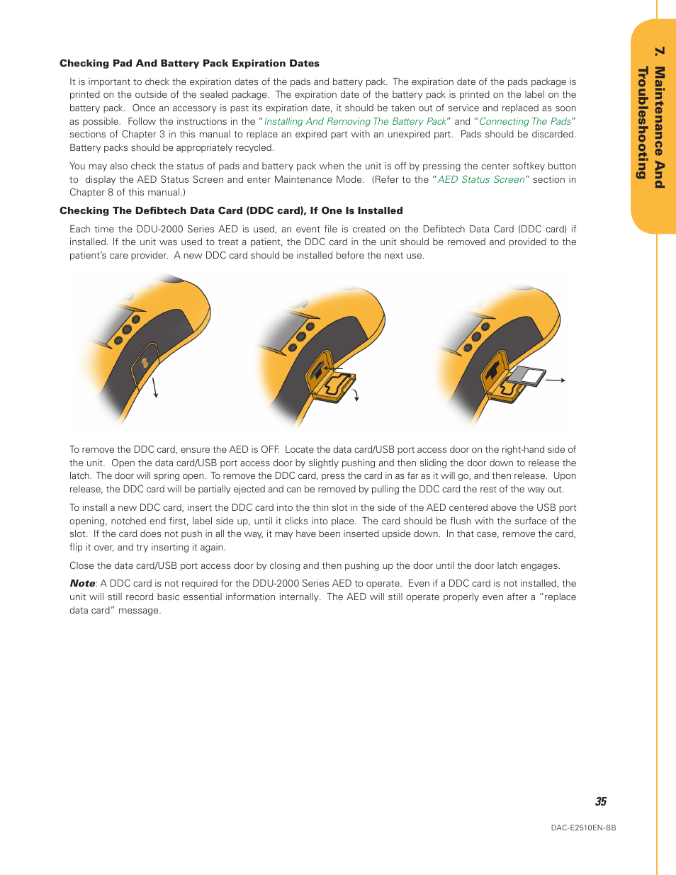 Defibtech DDU-2450 Series User Manual User Manual | Page 35 / 65