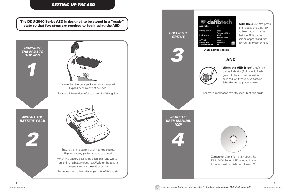 Defibtech DDU-2450 Series Operating Guide User Manual | Page 5 / 14