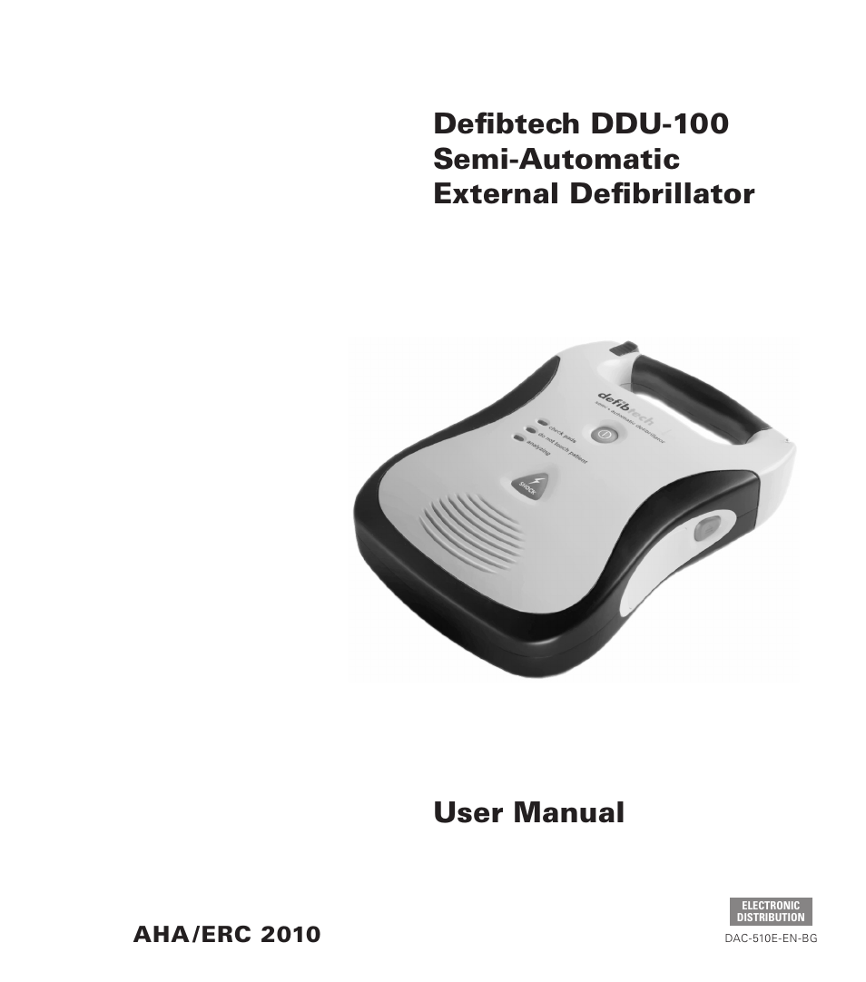 Defibtech DDU-100 Series User Manual | 74 pages