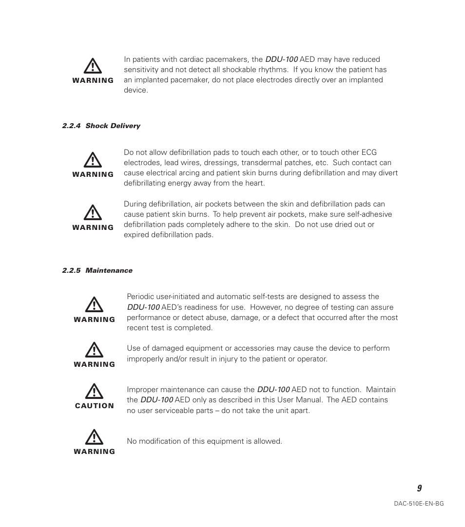 Defibtech DDU-100 Series User Manual | Page 17 / 74