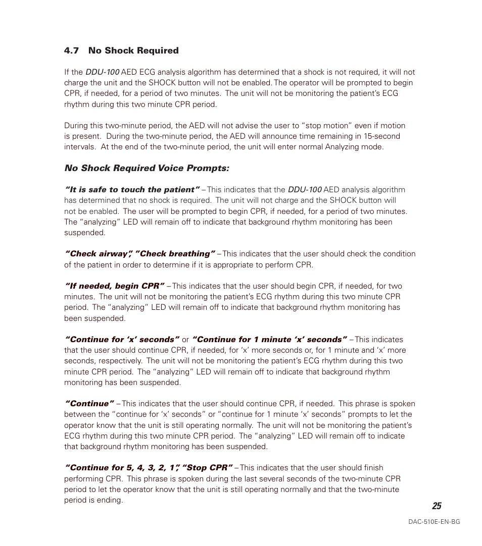 Defibtech DDU-100 Series User Manual | Page 33 / 74