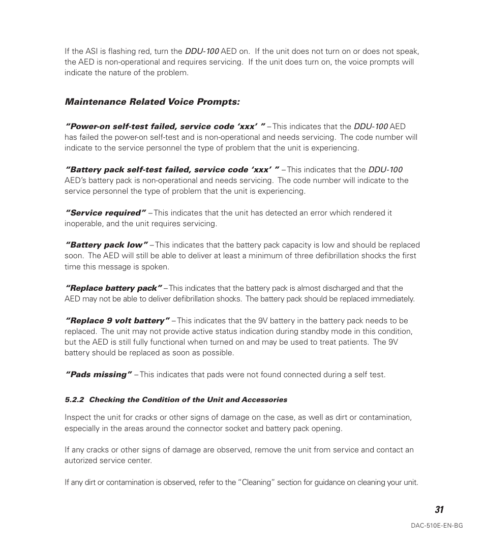 Defibtech DDU-100 Series User Manual | Page 39 / 74