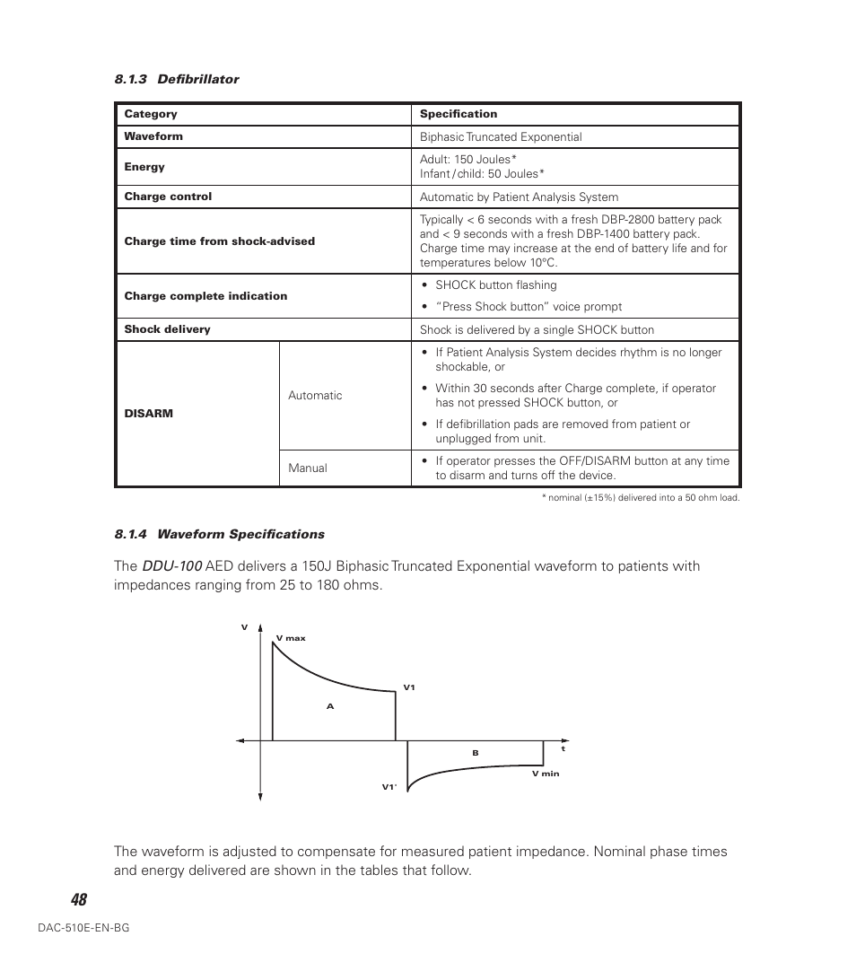 Defibtech DDU-100 Series User Manual | Page 56 / 74