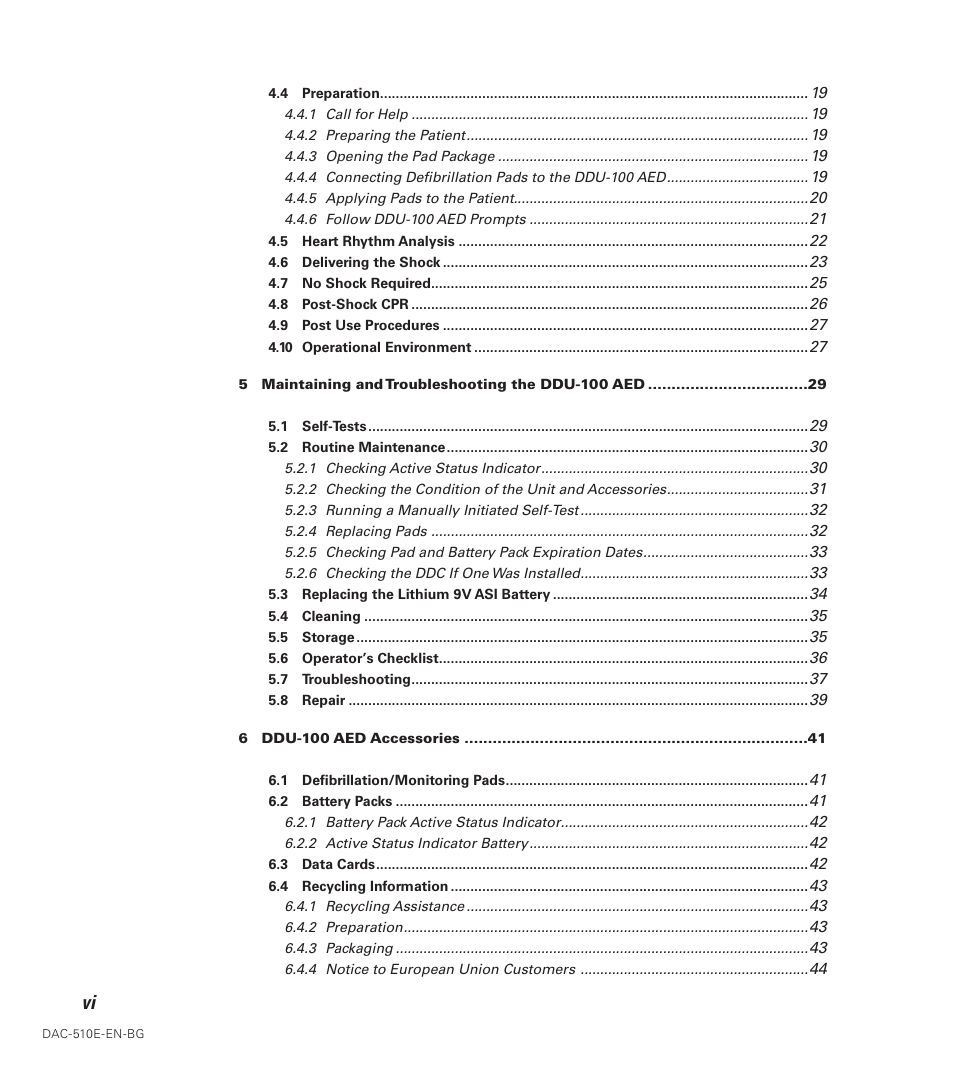 Defibtech DDU-100 Series User Manual | Page 6 / 74