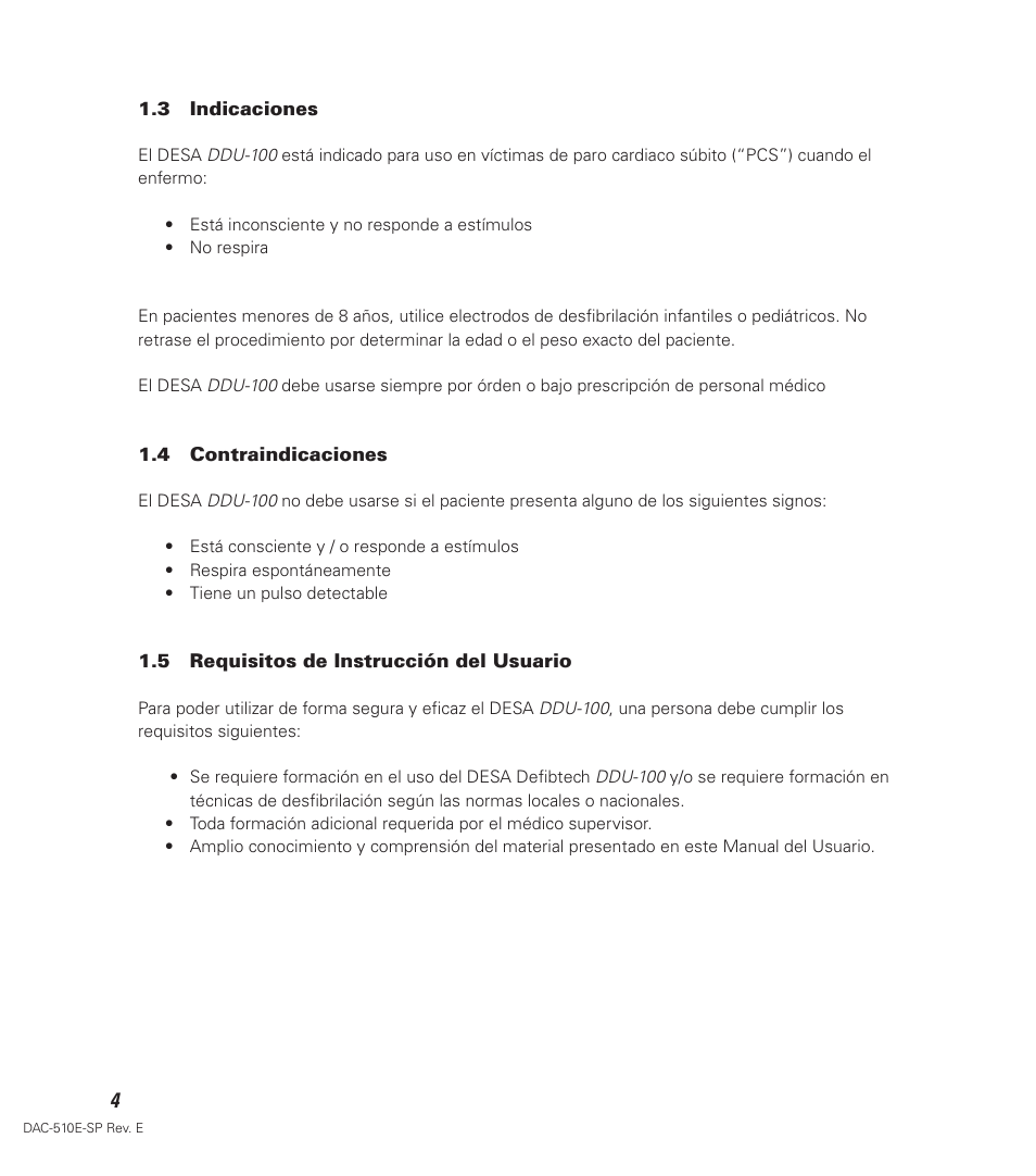Defibtech DDU-100 Series User Manual | Page 12 / 65