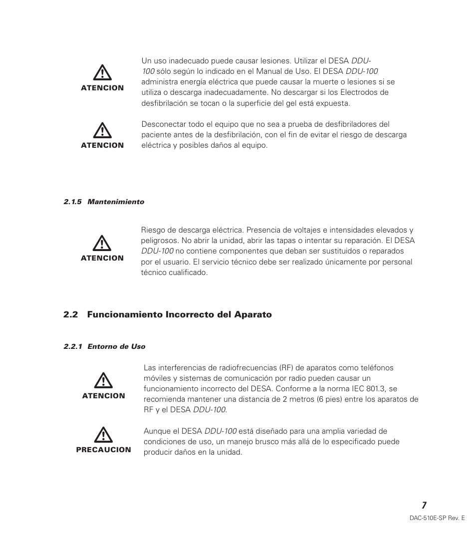 Defibtech DDU-100 Series User Manual | Page 15 / 65